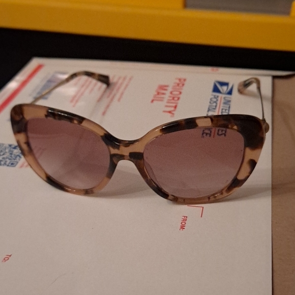Coach Accessories - Coach pink tortoise cat eye glasses